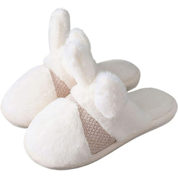 MEEYreg Cute House Slippers for Women Cute Rabbit Ear Slippers