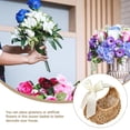 thumbnail image 2 of Artificial Small Wicker Basket with Ribbon Bow Handle, Flower Girl Baskets Empty Gift Basket Rattan Basket for Wedding Flower Basket, 2 of 8