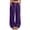 Purple, variant on YIFUNIN Women's Casual Solid Color Elastic Waist Wide Leg Pants, Drawstring Loose Fit Trousers for Everyday Lounge, Comfortable Versatile Style,Beige L