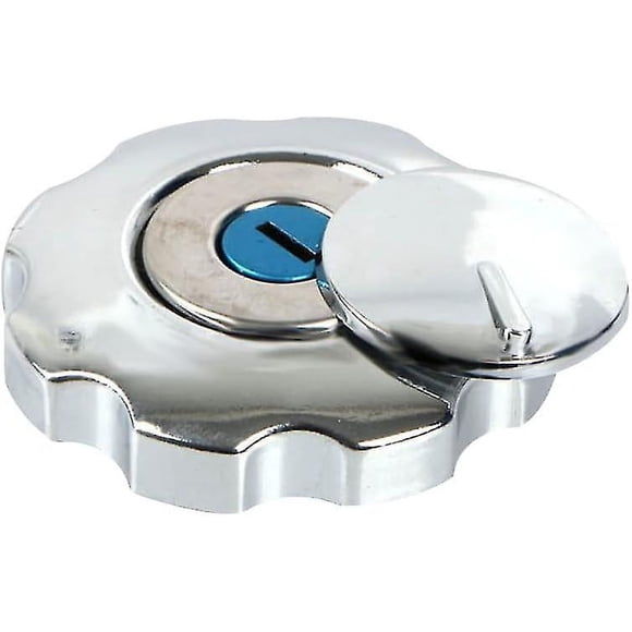 Motorcycle Tank Cap, Universal Tank Cap Motorcycle Fuel Tank Cap with 2 Keys, Tank Cover Cap Replacement Gas Caps for CG125