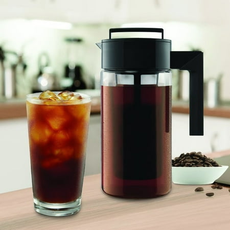 

〖TOTO〗Water Bottles Handle Kettle Seal Coffee Cold 900ML Silicone Iced Airtight Maker Brew Coffee Kitchen，Dining Bar