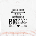 thumbnail image 4 of Inktastic So I'm Little, but I'm Gonna Be a Big Sister Girls Toddler Dress, 4 of 5