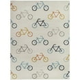 thumbnail image 4 of Balta Mod-Tod Look Mom No Hands Kids Bicycle Area Rug 5'3" x 7' - Multicolor, 4 of 5