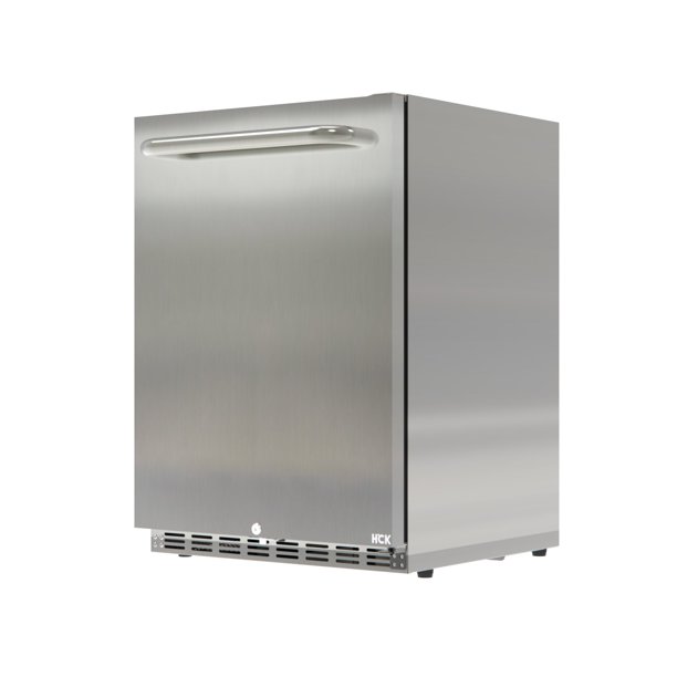 24 inch HCK Beverage Refrigerator /Stainless Steel with Reverible Door