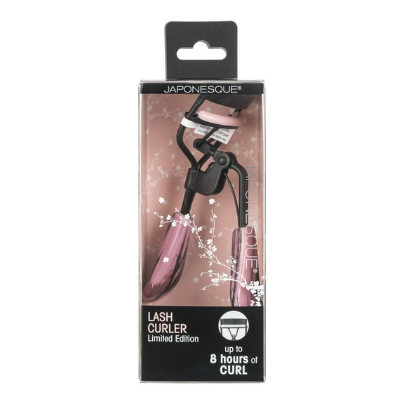 Japonesque Pink and Black Limited Edition Eyelash Curler, Carbon Steel