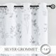 thumbnail image 4 of Cortinas opacas Beauoop Floral 100% opacas, 214 x 213 cm, color gris, 4 of 9