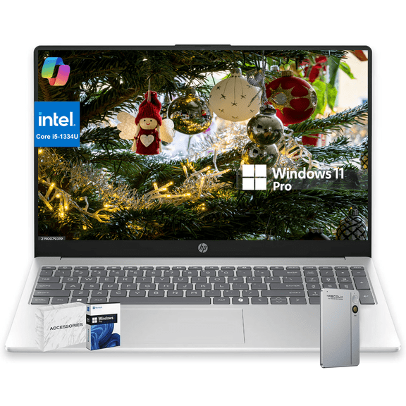 HP 17 Laptop Computer for Business, Intel i5-1334U(Up to 4.6 GHz), 17.3" HD Display, 16GB RAM, 1TB SSD Backlit KB, Fingerprint Reader, Lifetime Win 11 Pro & Copilot AI