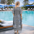 thumbnail image 3 of Miss Lavish London Elegant Black Kaftan Dresses for Women - Versatile Beach Coverups, Plus Size African Dubai & Moroccan Kaftans - Ideal for Loungewear & Swimwear Modern Caftans Long Dresses, X-Large, 3 of 7