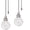White, variant on 2PCS White Pull Chains Crystal Glass Ice Cracked Ball Pull Chain for Ceiling Fan Light Decoration 50cm Extension Chain