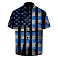 thumbnail image 5 of Njoeus Work Shirts For Men Men'S T-Shirts Short Sleeve Golf Shirts For Men American Flag Graphic Tee Mens Casual Patriotic Golf Tennis Shirts For Men Xs-4Xl Mens Shirts On Clearance, 5 of 5