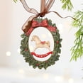 thumbnail image 1 of Seyotauo Christmas Tree Decorations Xmas Hanging Ornaments 3D Resin House、Gift and Stocking Ornaments for Indoor and Outdoor Christmas Trees Pendant Holiday Decor, 1 of 6