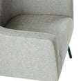 thumbnail image 2 of HomePop 20.9" Seat Height Modern Fabric Accent Chair in Gray, 2 of 5
