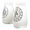 thumbnail image 3 of Wicca Sacred Geometry Pentacles Crescent Moons Ceramic Salt n Pepper Shakers Set, 3 of 5