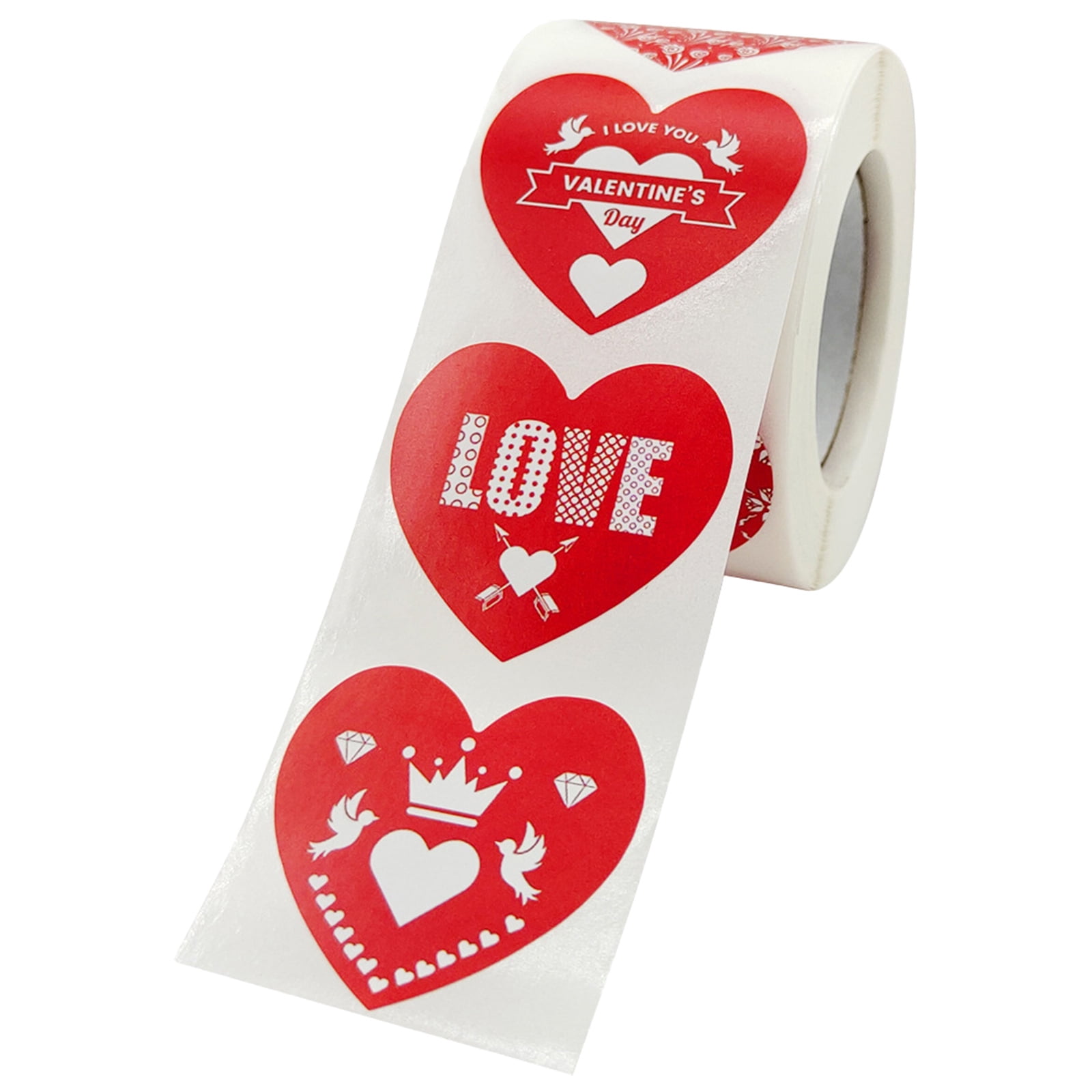 JDEFEG Classroom Must Haves for Teachers 1.5 Inch Love Valentine's Day  Stickers Sealing Stickers 9 Kinds Of Patterns Mall Gift Decoration Self