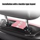 thumbnail image 5 of Cojín de asiento de coche con respaldo | Material de malla ventilada 3D | Soporte cómodo y transpirable | Rápida disipación de calor | Uso en todas las estaciones | 60x50x50cm | Portátil extraíble |, 5 of 7