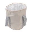 thumbnail image 2 of Cubo plegable para acampar de poliéster de doble capa con bolsa de almacenamiento para exteriores Beige, 2 of 10