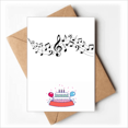 thumbnail image 1 of Energetic Music 5-le Staff Happy Birthday Greeting Cards Envelopes Blank, 1 of 3