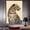 Beige, variant on Mudket Framed Leopard Canvas Wall Art, Minimalist Beige Watercolor Cheetah Print Wall Decor, Neutral Trendy Art Ready to Hang for Bedroom - 12"L x 8"W