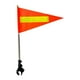 thumbnail image 3 of Kit de mástil para bandera de carrito de golf, soporte para banderas, accesorios, soporte para bandera naranja, mástil telescópico para bicicletas, Tapa dorada 22x43cm, 3 of 7