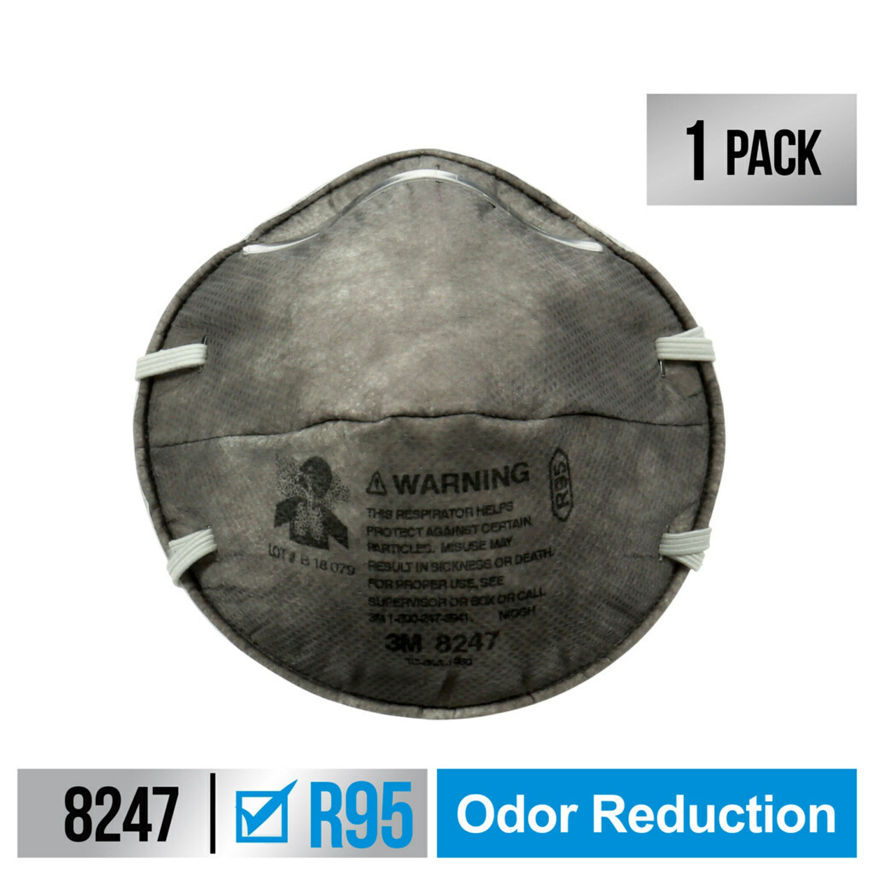 3M Paint Odor Respirator, 1 Disposable Respirator per Pack - image 3 of 10