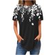 thumbnail image 1 of Blusas de Manga Corta para Mujeres Vendidas Cuello Redondo Casual, Top de Algodón de Imitación para el Hogar Y el Uso Diario, 1 of 3
