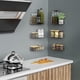 thumbnail image 2 of Organizador de Especias para Montar en Pared Moforoco 6 Piezas Negro, 2 of 6
