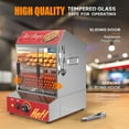 thumbnail image 5 of Ktaxon 31.7QT/30L Hot Dog Steamer, 2-Tier Hut Steamer Hot Dog Steamer with Bun Warmer Cooker 175 Hot Dogs & 40 Buns Capacity with Removable Shelves Food Clip for Party Event Concession Stand, 5 of 7
