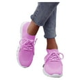 thumbnail image 1 of MAWCLOS Espadrilles Confortables pour Femmes Lacets Antidérapants Chaussures Décontractées à Enfiler pour Course Marche Violet 6, 1 of 2