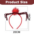 thumbnail image 2 of Disfraz de Halloween, diadema de araña, accesorio de vestir de araña, gorro de Halloween, 2 of 5