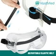 thumbnail image 5 of Anti-Fog Protective Safety Goggles Glasses Clear Lens by Vastmed | Wide-Vision Painting Goggles with Adjustable Dust Goggles that Fit Over Glasses | Perfect Universal Use Eyewear for Men & Women, 5 of 7