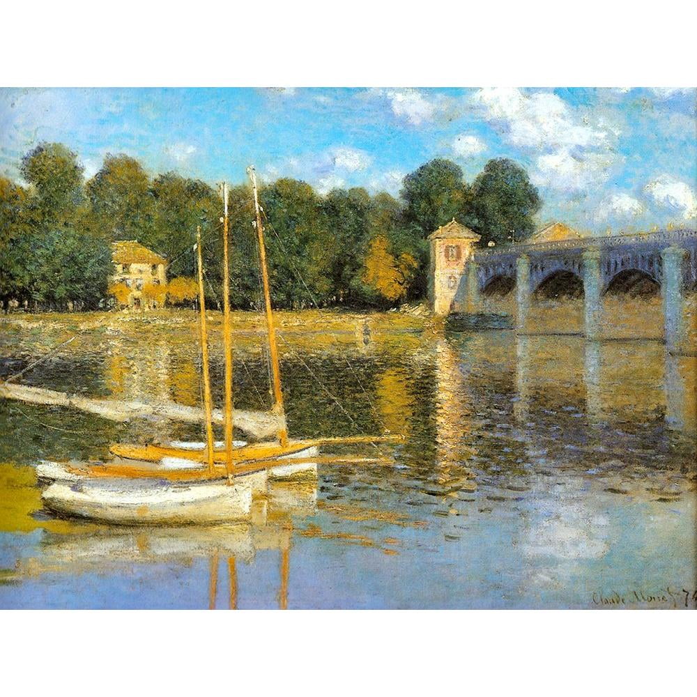 Monet, Claude 14x12 White Modern Wood Framed Museum Art Print Monet, Claude 14x12 White Modern Wood Framed Museum Art Print