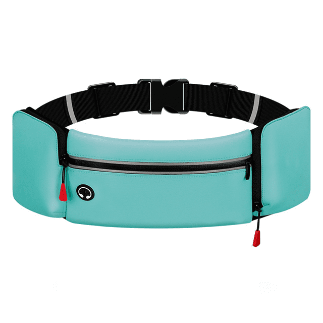 Riñonera para correr con soporte plegable para botella de agua, adecuada para caminar y correr, ajustable Rojo Verde Cocina, Decoración y Otros
