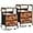 Rustic Brown+rustic Brown, variant on End Table with Charging Station, Nightstand with Fabric Drawers, Side Table with USB Ports & Outlets, Night Stand with Storage Shelf & Hooks, for Living Room/Bedroom, Rustic Brown
