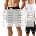 thumbnail image 5 of QIYAGBSA Basketball Shorts for Men 2 in 1 Mesh with Compression Liner Drawstring Elastic Waist Side Pockets Dolphin Hem Lightweight Gym Training Summer, 5 of 5