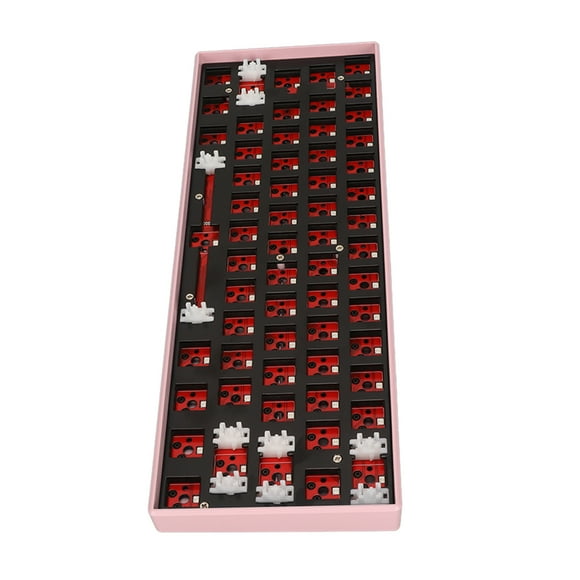 Mechanical Keyboard Accessories,61 Keys Mechanical Keyboard Mechanical Keyboard DIY Set Keys Mechanical Keyboard DIY Kit Custom Engineered