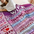 thumbnail image 4 of Gift for Wife, I Love You Gifts for Her, Wife Birthday Gift Ideas, for Women, Wife Blanket, Wife Gifts from Husband for Christmas/Valentines Day, 50" x60, 4 of 5