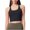 Black, variant on Women's Sports Bras Thin Shoulder Strap Shock-absorbing Running Fitness Bra Beautiful Back Sexy Yoga Gathering Sports Bra Sports Bras for Women Black S