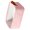Pink-M, variant on Foldable Organiser Container With Leather Handle Flannel Fabric For Seasonal Clothing Bedding Home