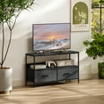 thumbnail image 2 of HOMCOM Meuble Télé, Table Télé avec Rangement pour Téléviseur de 47 Pouces, Noir, 2 of 10
