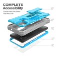 thumbnail image 4 of FITO For Google Pixel 5A Case, Phone Case with Screen Protector and Kickstand (Blue), 4 of 7
