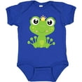 thumbnail image 3 of Inktastic Cute Frog, Green Frog, Frog Princess, Crown Girls Baby Bodysuit, 3 of 5