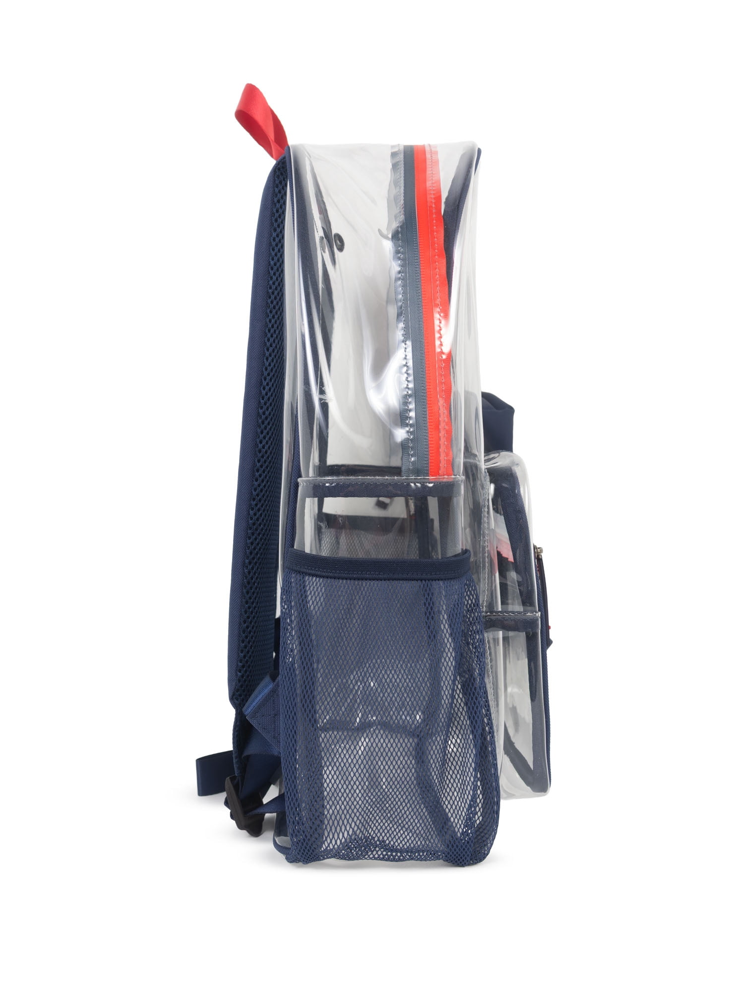 U.S. Polo Assn. Unisex Kid's 18" Clear Backpack, Navy