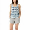 thumbnail image 3 of Lucky Brand Womens 3-piece Short Sleep Set Size: XL, Color: Heather Gray, 3 of 3