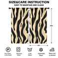 thumbnail image 2 of Blackout Kids Curtains,Zebra Pattern Childrens Insulated Curtains Set Of 2,Bedroom Essentials,Toddler Room Decor 42x84in(106x213cm), 2 of 4
