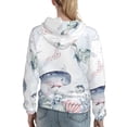 thumbnail image 7 of Haiem Sea Animals for Women's Fashion Hoodies & Sweatshirts with Kangaroo Pocket,Hooded Sweatshirt with Eye-catching Drawstrings-X-Large, 7 of 7