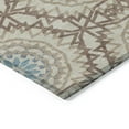 thumbnail image 4 of Addison Rugs Chantille Indoor/Outdoor Transitional Circles Khaki Washable Rectangle Rug, 8' x 10', 4 of 6