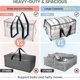 thumbnail image 3 of 6-Pack Large Capacity Moving Bags with Reinforced Handles, Heavy-Duty Clear Storage Totes for Clothes and Moving Supplies, 3 of 5
