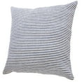 thumbnail image 3 of Ox Bay Hampton 20" x 20" Blue/White Striped Cotton Adult Decorative Throw Pillow Cover, 3 of 11