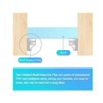 thumbnail image 3 of Support d'Étagère 3mm Support en Plastique Transparent (20 Pcs), 3 of 5