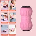 thumbnail image 4 of Electric Vibrating Rechargeable Foam Roller - 3 Intensity Levels for Firm Battery-Powered Deep Tissue Recovery, Training, Massage - Therapeutic Back and Muscle Massage Roller, 4 of 8